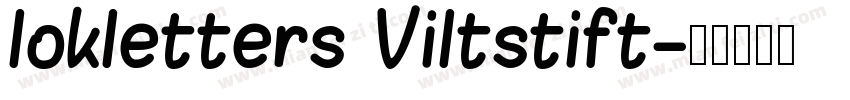 lokletters Viltstift字体转换
